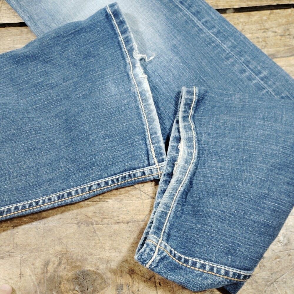 BKE Culture Women’s Jeans 29 x 33 1/2 Bootcut Low Rise Stretch Distressed - Picture 11 of 11